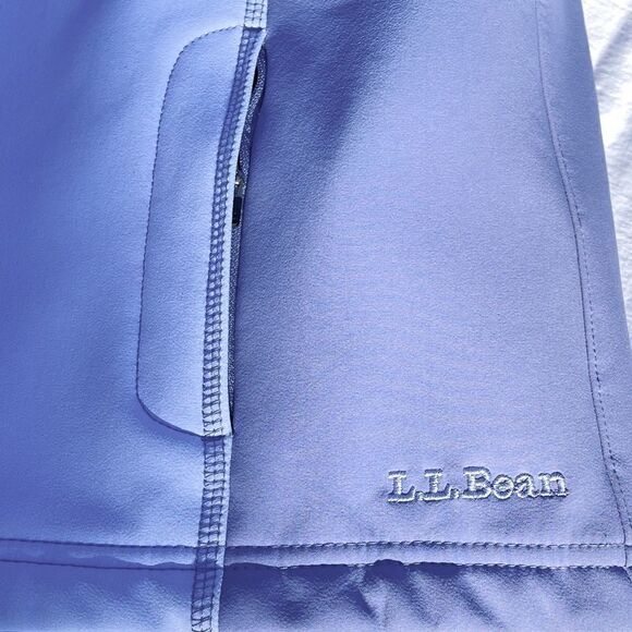L.L. Bean Soft Shell Vest Purple Full Zip Fleece Line Sleeveless Jacket Womens S - Picture 3 of 5